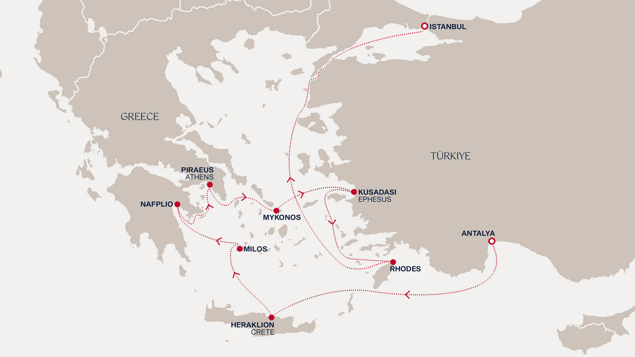 Plavba stopami starověkých civilizací a úchvatných krajin