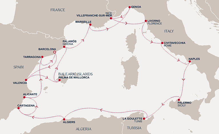 An Extended Journey Across the Mediterranean’s Western Shores