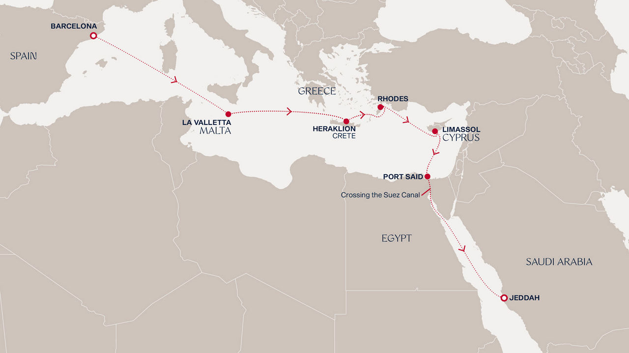 Velkolepá plavba plná námořní majestátnosti a duše Blízkého východu
