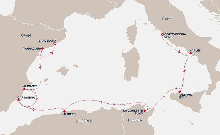 A Journey to Spain's Icons & North Africa's Sunlit Shores