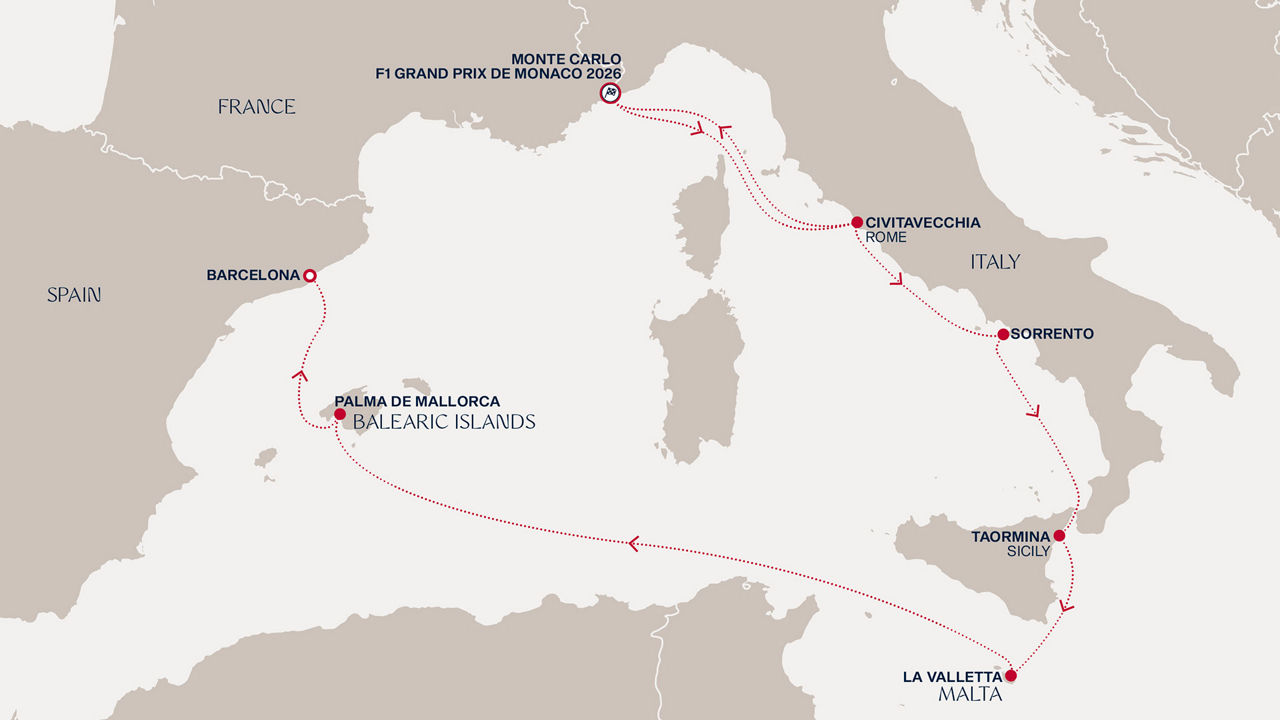 An Extended Journey to Mediterranean Icons and Formula 1 Celebrations