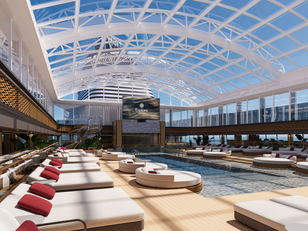 Pool an Bord der EXPLORA III