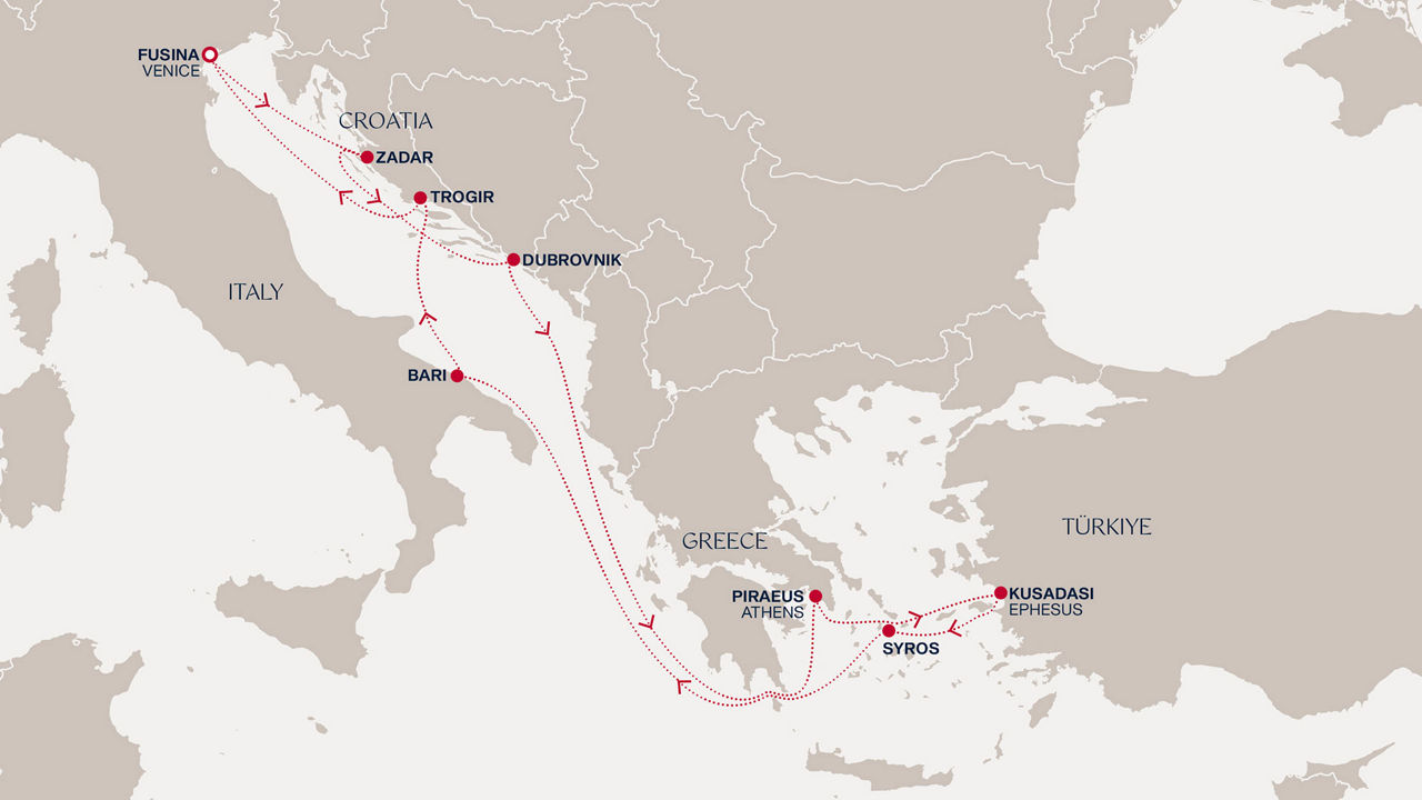 Plavba skrze perly Jaderského moře a historické poklady