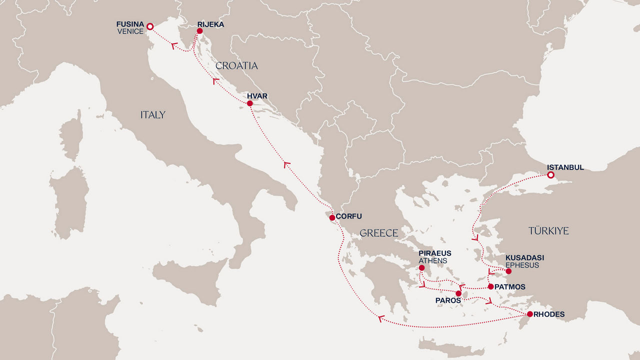 Cesta od byzantské nádhery k benátské grácii
