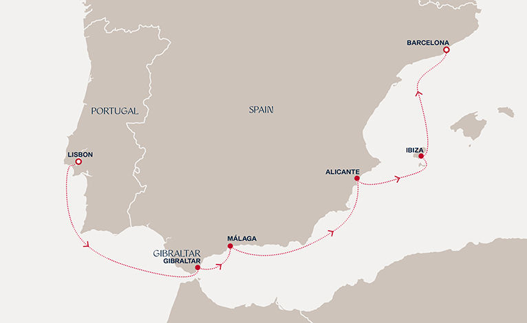 A Journey from Lisbon to Barcelona Along Iberia’s Southern Coast