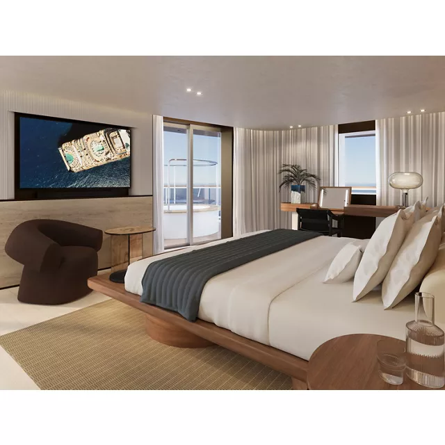Owner's Residence by Patricia Urquiola aboard EXPLORA IV
