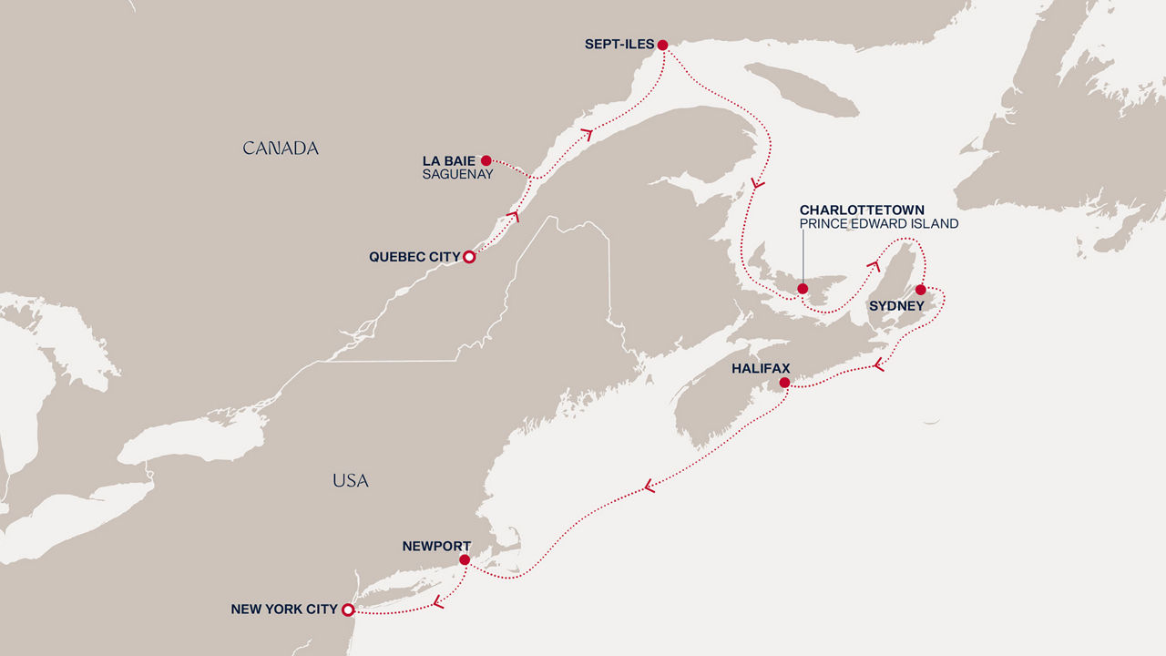 Cesta za poklady Severní Ameriky a krásou zářících přístavů