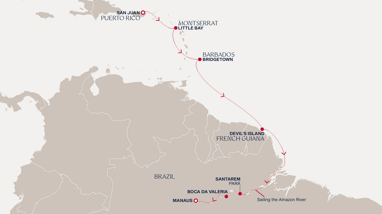 Plavba historií pobřeží a srdcem Amazonie
