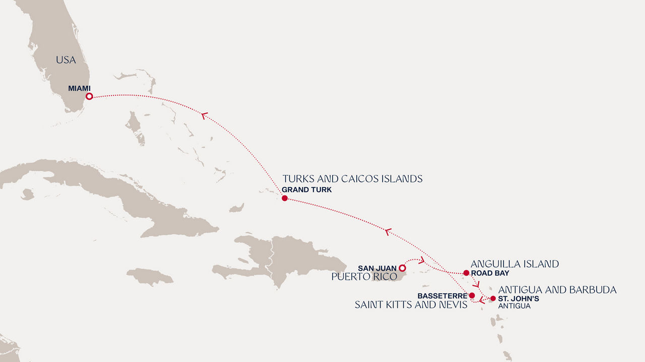 A Journey through Caribbean Gems & Multi-coloured Coasts