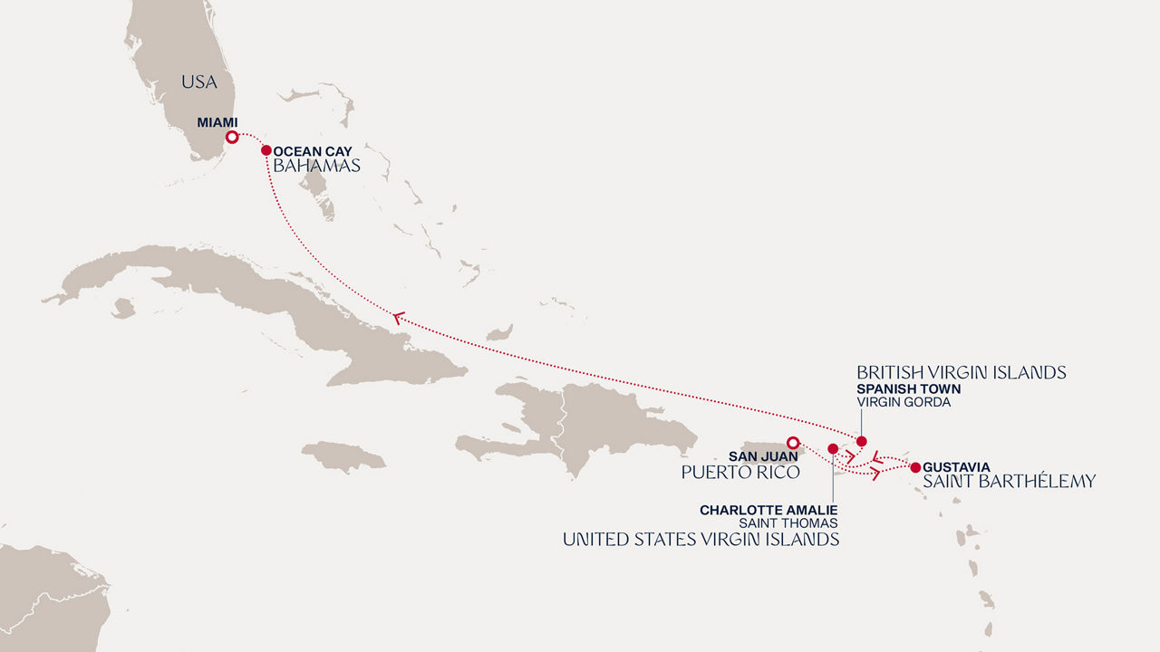 Cesta za intimním ostrovním štěstím a karibským vánkem